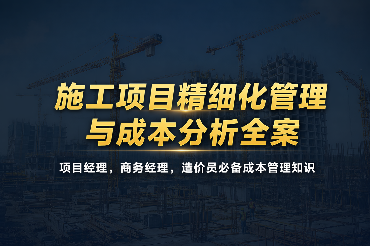 项目精细化管理与成本分析全案